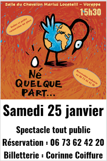 Affiche spectacle