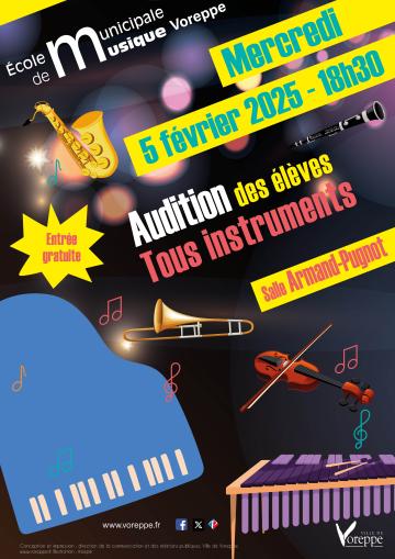 Audition école de musique