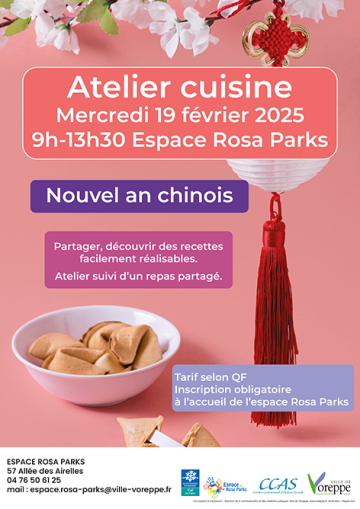 Affiche atelier cuisine