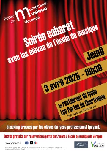 affiche cabaret